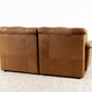 Modulares Vintage Sofa 6 Elemente Kunstleder Braun Mid Century Sessel Couch 1960er