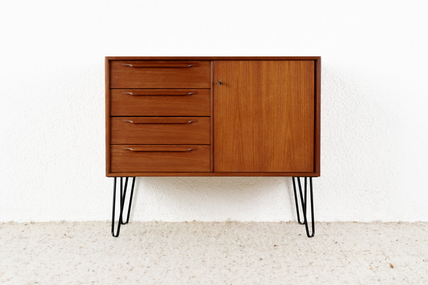 Vintage Sideboard Kommode Schrank RT Möbel Holz Teak Mid Century Schubladen