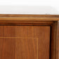 Vintage Kommode Sideboard Schubladen Holz Nuss Blau Mid Century