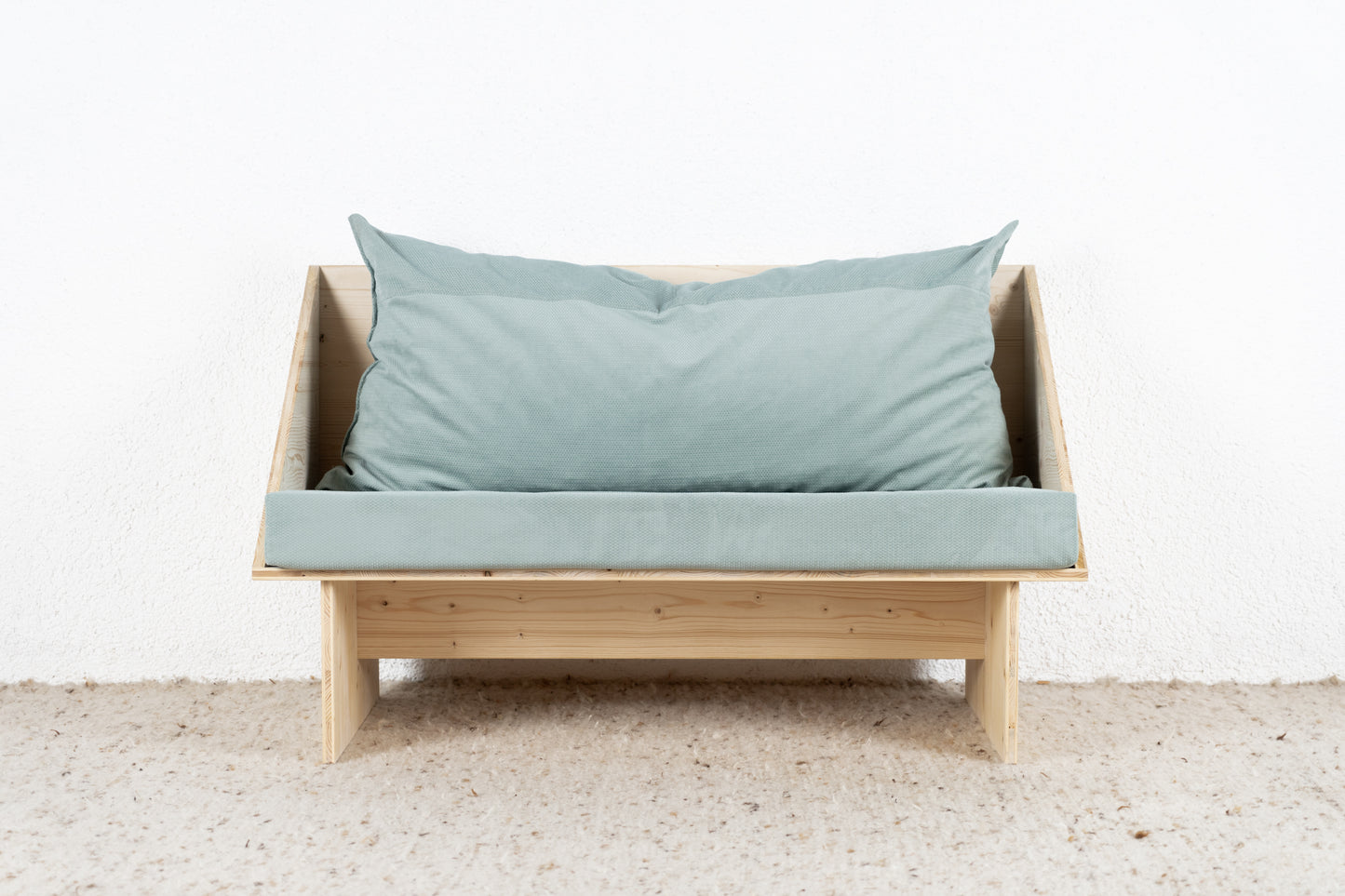 R&F Designer Sofa Sitzbank Couch Massivholz Mid Century Vintage Design