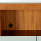 Vintage Schrank Regal Holz Mid Century HWK 1960er Nuss Teak Kommode Salbei Pastell