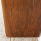 Vintage Schrank Regal Holz Nuss Mid Century Kommode 1960er
