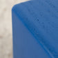 R&F Beistelltisch / Hocker Holz Recycling upcycling Stuhl Würfel Ablage Blau