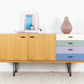 Mid Century Schubladen Sideboard Holz 60s 60er credenza loft