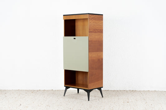 Vintage Schrank Minibar Kommode Holz Mid Century Teak