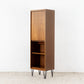 Vintage Nuss Schrank Braun