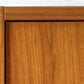 Vintage Nuss Schrank Braun