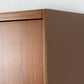 Vintage Nuss Schrank Braun