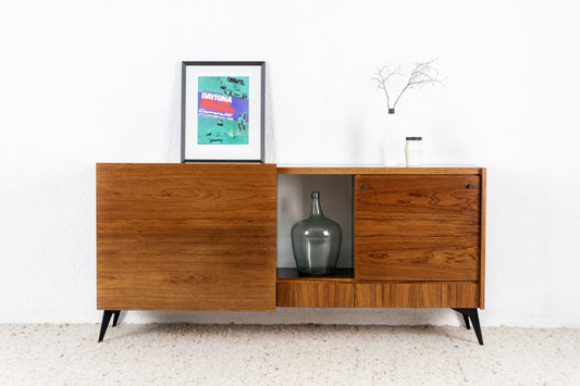 Palisander Sideboard Mid Century schwarz