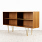 Vintage Lothar Wegner Sideboard Bücherregal Regal Mid Century Holz Tv Low Nuss 60s