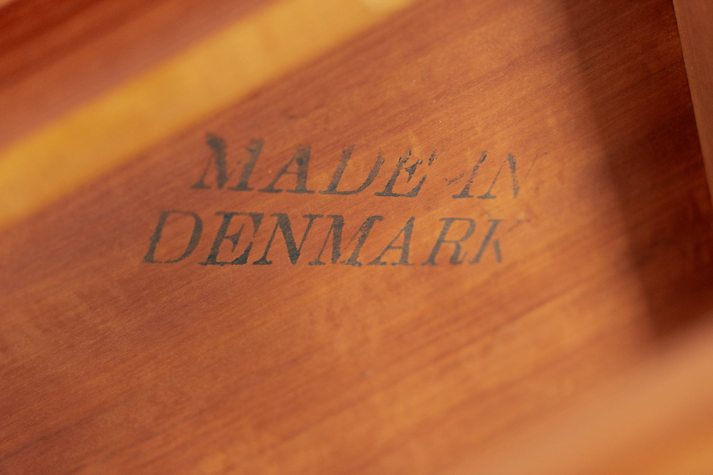 Vintage Couchtisch Beistelltisch Wohnzimmertisch Made in Denmark Holz Teak Mid Century