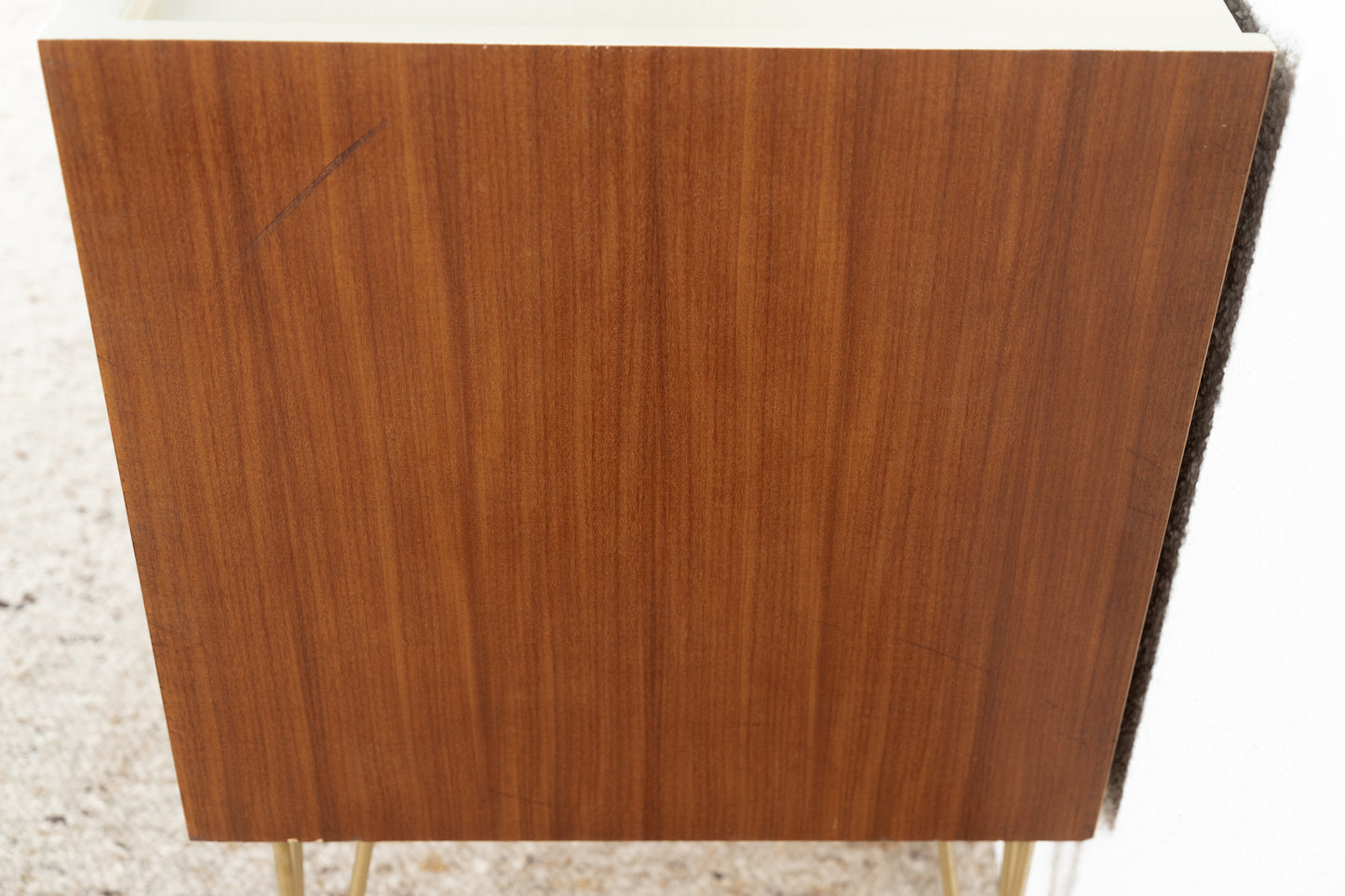 Vintage Kommode Schrank Mid Century Holz Nuss Kleider Sideboard