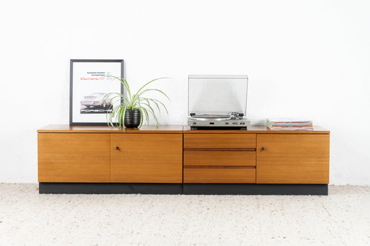 Sideboard 2 Teilig Low Nuss Mid Century