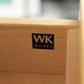 Vintage Wickeltisch Kommode WK Möbel Holz Eiche Schubladen Tisch Pastell Salbei