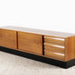 Vintage Lothar Wegner Sideboard Lowboard Tv Lowboard Schubladen Kommode Mid Century Holz Nuss