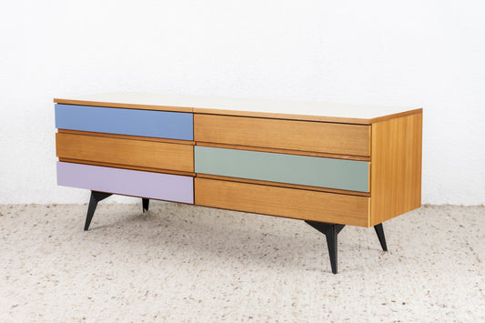 Mid Century Schubladen Sideboard