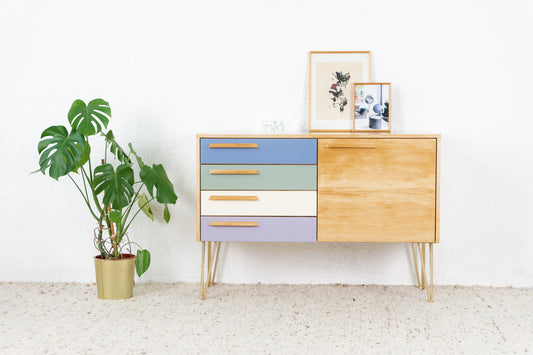 Vintage Sideboard Schubladen