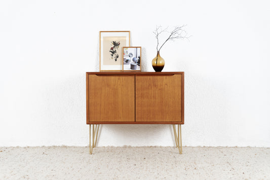 Vintage Teak Sideboard Mid Century Holz Kommode Danish Denmark Tv Board