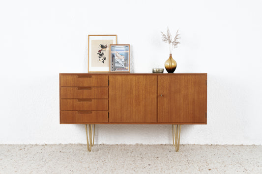 Vintage Sideboard Mid Century Holz Teak 60s Tv Kommode Danish Denmark