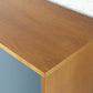 Vintage Schrank Kommode Holz Mid Century Blau Kleiderschrank 60s