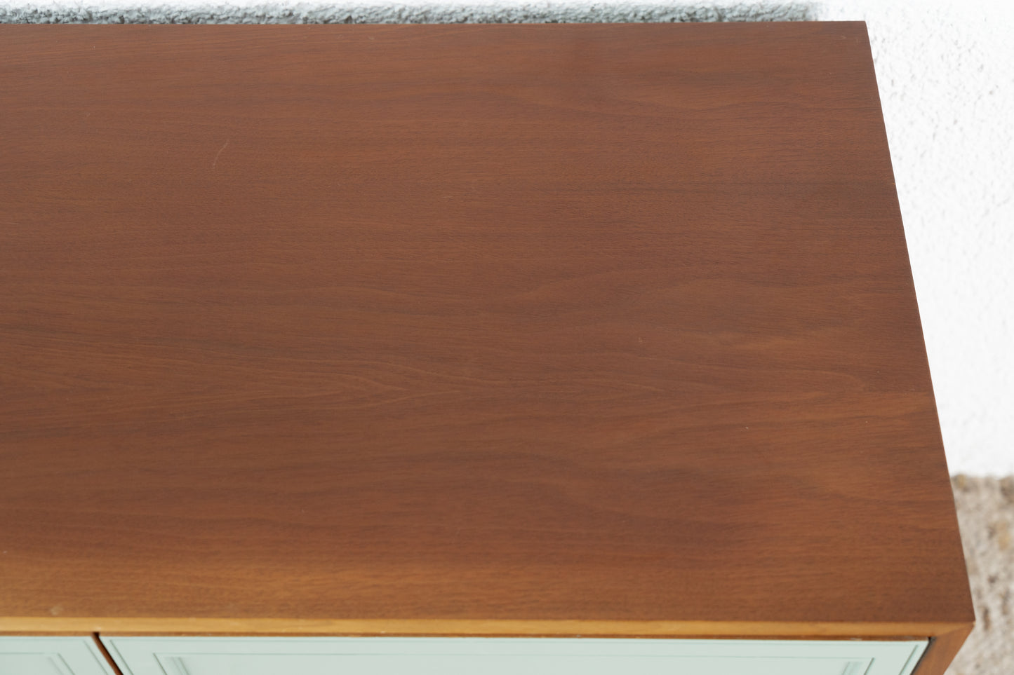 Vintage Kommode Sideboard Mid Century Holz Salbei Pastell Tv Board