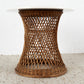 Vintage Tisch Beistelltisch Balkon Coffeetable Blumentisch Rattan 60s Couchtisch