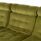 Vintage Sofas 1960er Grün Samt Dreisitzer Retro Mid Century Sessel Couch 60s Modular