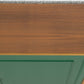 Vintage Kommode Sideboard Ablage Flur Schuhkommode Holz Grün Mid Century GERO Möbel