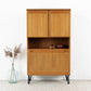 Vintage Teak Schrank Minibar Wohnzimmer Mid Century Holz 1960er 60s Bar