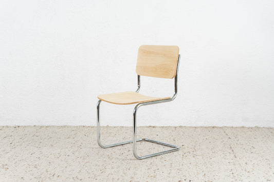 Freischwinger Stuhl Marcel Breuer Design Holz