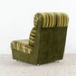 Vintage Sessel Grün Samt Mid Century
