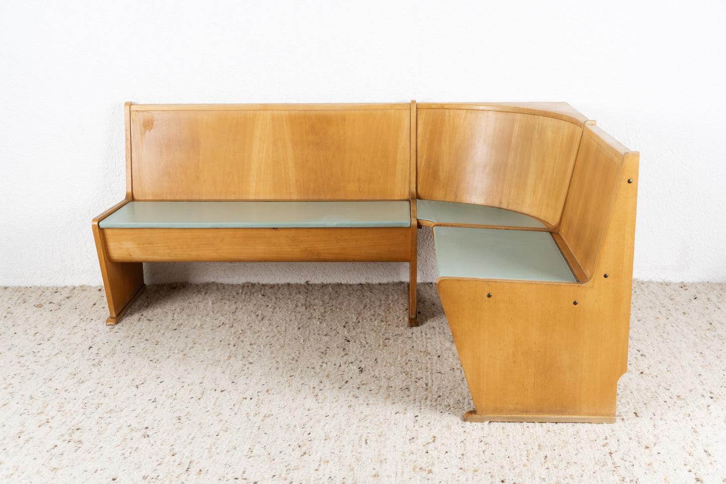 Mid Century Holz Eckbank