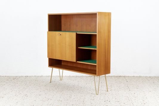 Sideboard Mid Century Teak Minibar Schrank Kommode