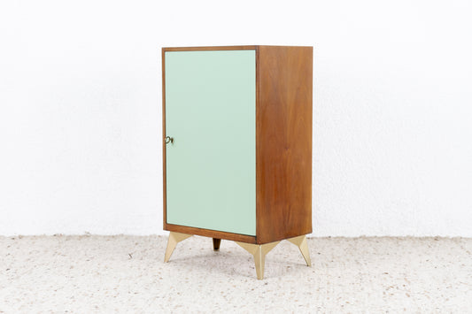 Franz Ehrlich Vintage Kommode Holz Nuss gold