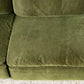 2er Set Sessel Sofa Vintage Samt Grün