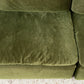 2er Set Sessel Sofa Vintage Samt Grün