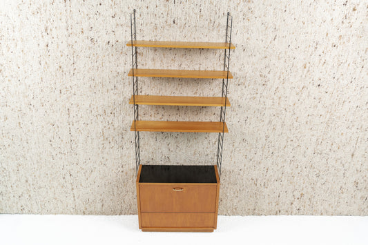 String Regal mit Kommode Minibar Vintage