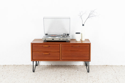 RT Möbel Kommode Teak Holz Sideboard Schubladen Heinrich Riestenpatt