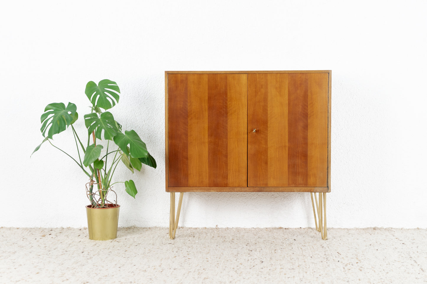 Franz Ehrlich Nuss Holz Kommode Sideboard