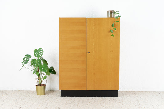 Vintage Kleiderschrank Holz Eiche Mid Century Bauhaus