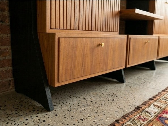 IDEE MÖBEL Erich Stratmann Regalsystem Teak Mid Century Wandregal 60er