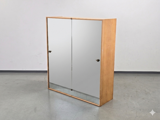 MID CENTURY Kleiderschrank Spiegelschrank Highboard Vintage Kommode Retro 60er