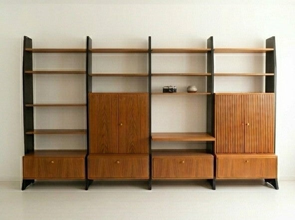 IDEE MÖBEL Erich Stratmann Regalsystem Teak Mid Century Wandregal 60er