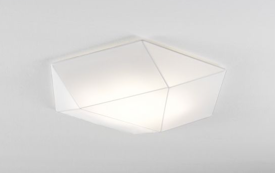 OLE LIGHTING Deckenleuchte Lampe Weiß designer Modern Flach