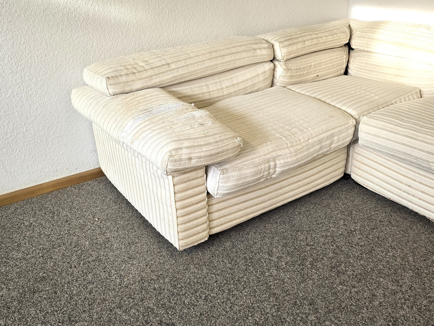 B&B ITALIA SOFA couch modular beige ecksofa erasmo Afra Tobia Scarpa