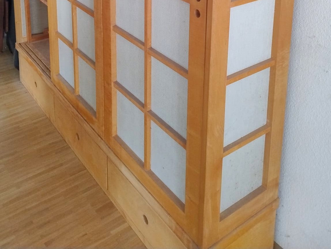 GRÜNE ERDE Schrank Baumkrone Shoji Japan Massivholz Kleiderschrank