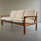 SVEN ELLEKAER SOFA 3er couch tv armchair vintage teak holz komfort denmark sessel