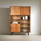MID CENTURY TEAK SCHRANK vintage wohnzimmer kleider regal kommode holz vitrine