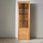 BUCHENHOLZ VITRINE vitrinenschrank holz buche schrank kommode vollholz