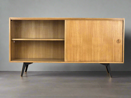 MUSTERRING SIDEBOARD vintage kommode tv board low holz rüster mid century vitrine